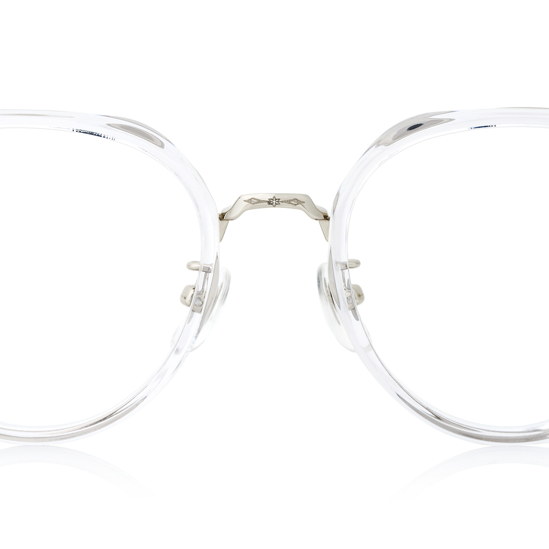 FROZEN l OWNDAYS Clear Full Rim Boston left side