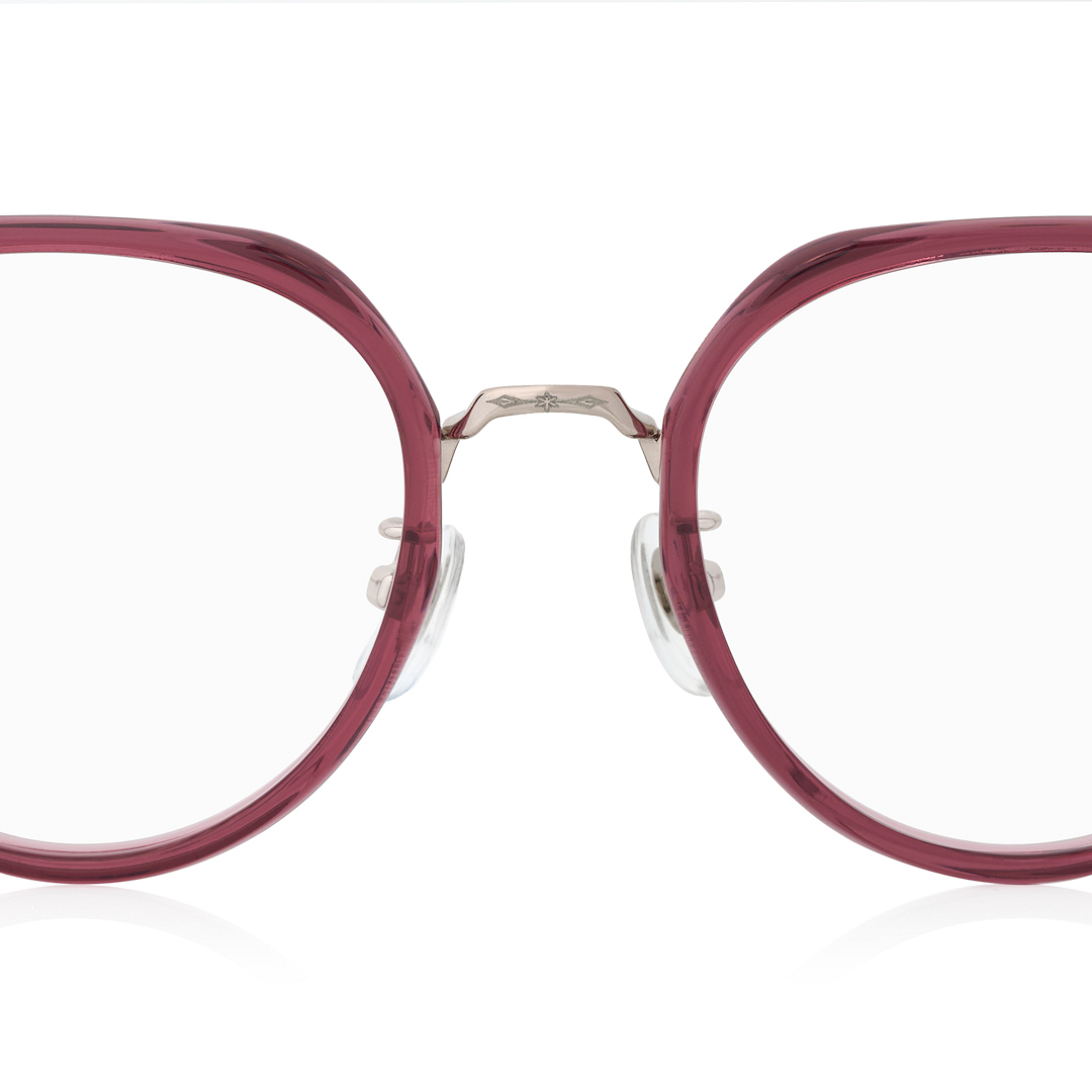 FROZEN l OWNDAYS Wine Full Rim Boston left side