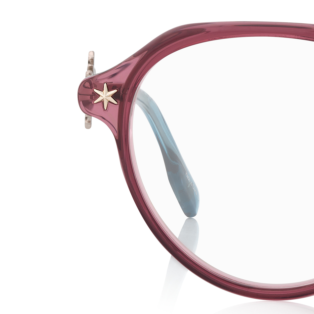 FROZEN l OWNDAYS Wine Full Rim Boston right side