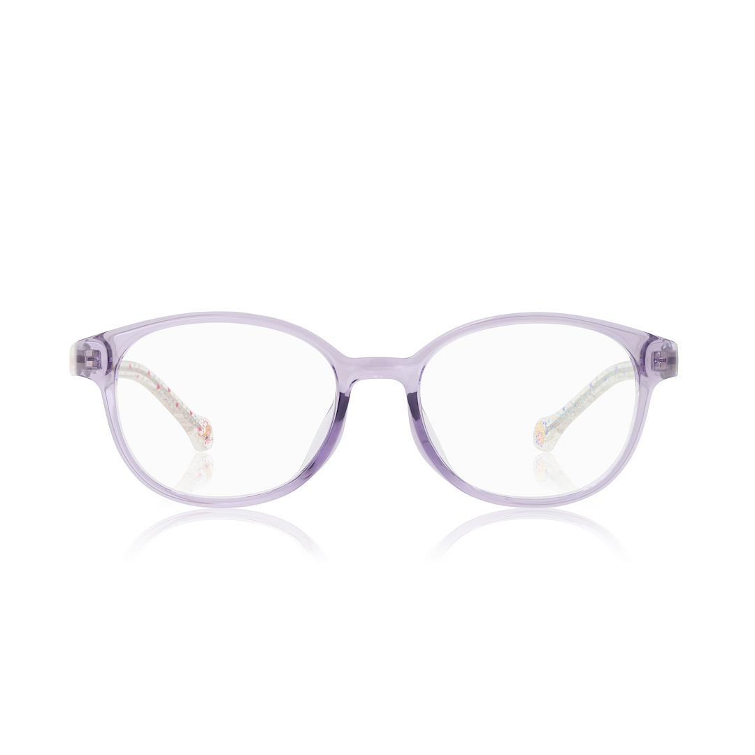 FROZEN l OWNDAYS Clear Purple Full Rim Rectangle right side