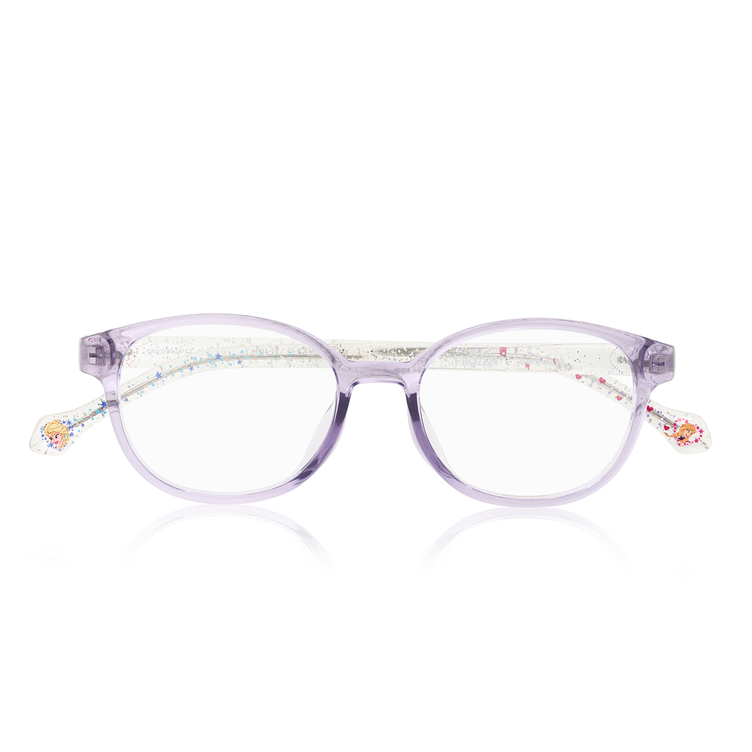 FROZEN l OWNDAYS Clear Purple Full Rim Rectangle right side