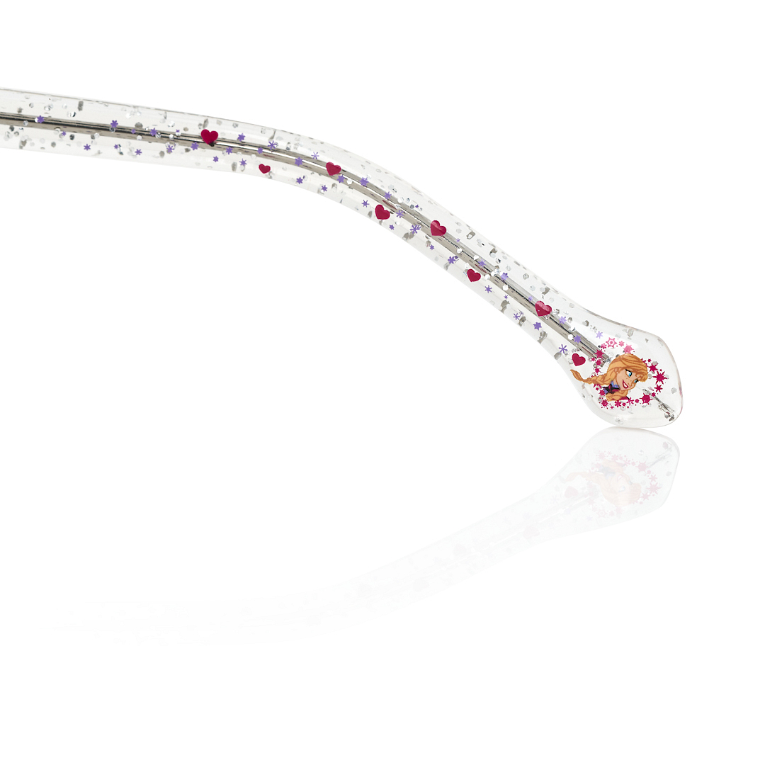 FROZEN l OWNDAYS Clear Purple Full Rim Rectangle right side