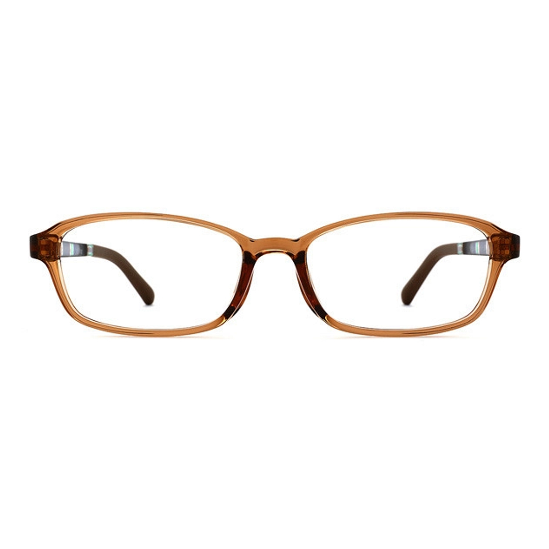 OWNDAYS | ESSENTIAL Light Brown Full Rim Rectangle right side