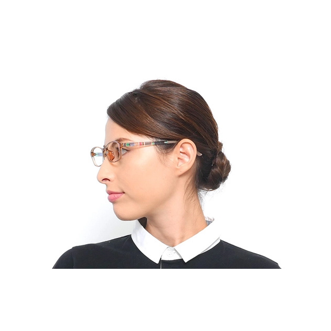 OWNDAYS | ESSENTIAL Navy Blue Full Rim Rectangle left side