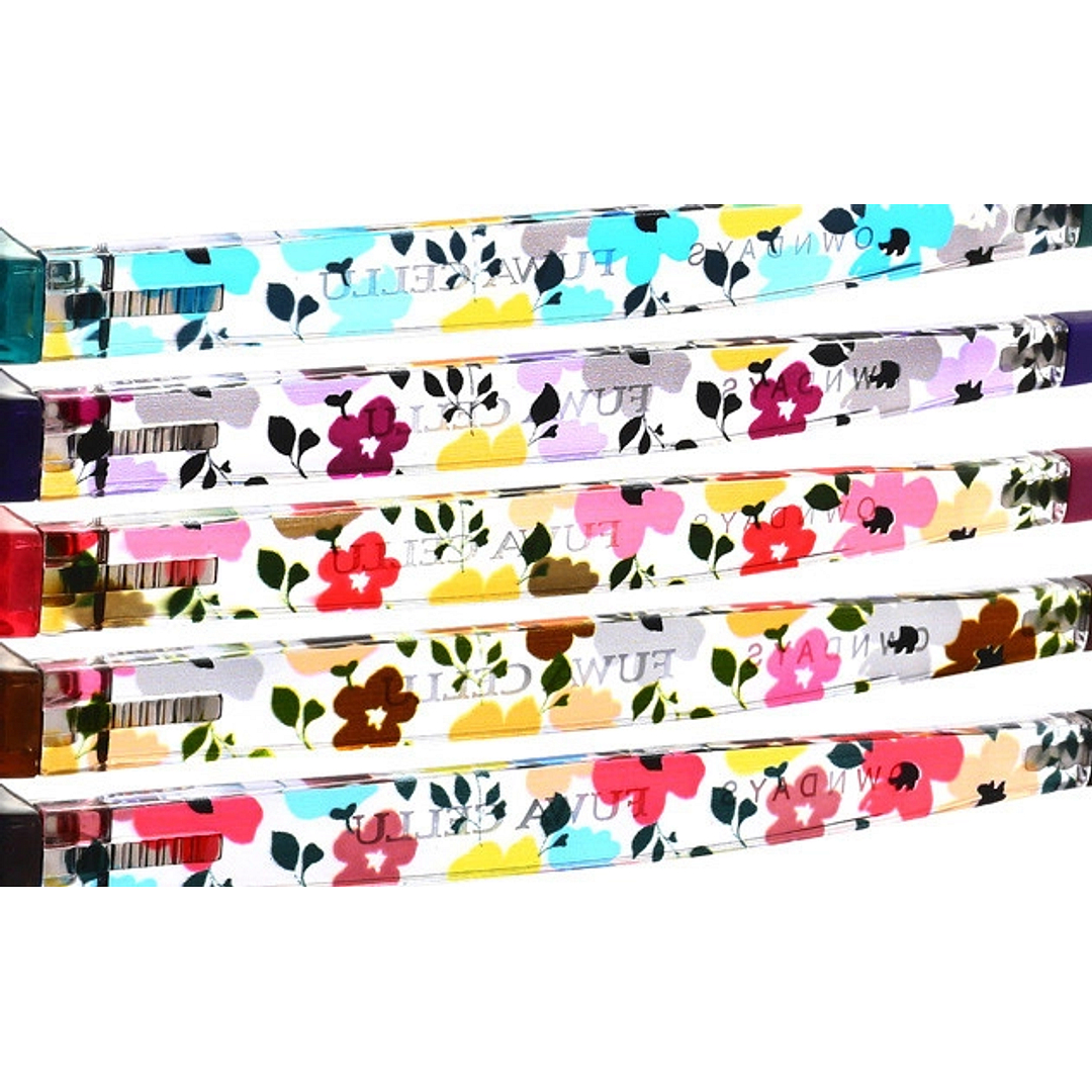 OWNDAYS | ESSENTIAL Light Gray Full Rim Rectangle left side