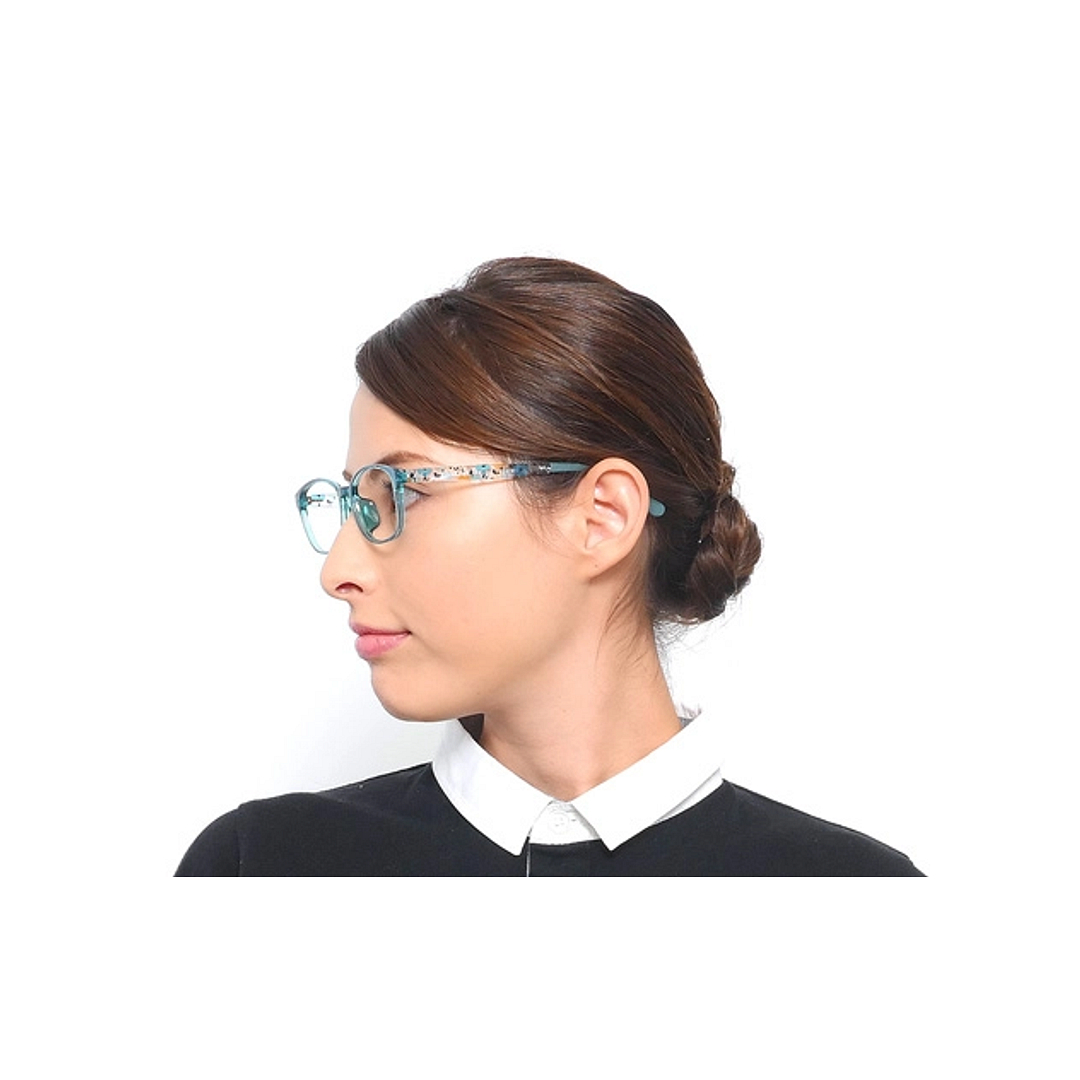 OWNDAYS | ESSENTIAL Light Gray Full Rim Rectangle left side