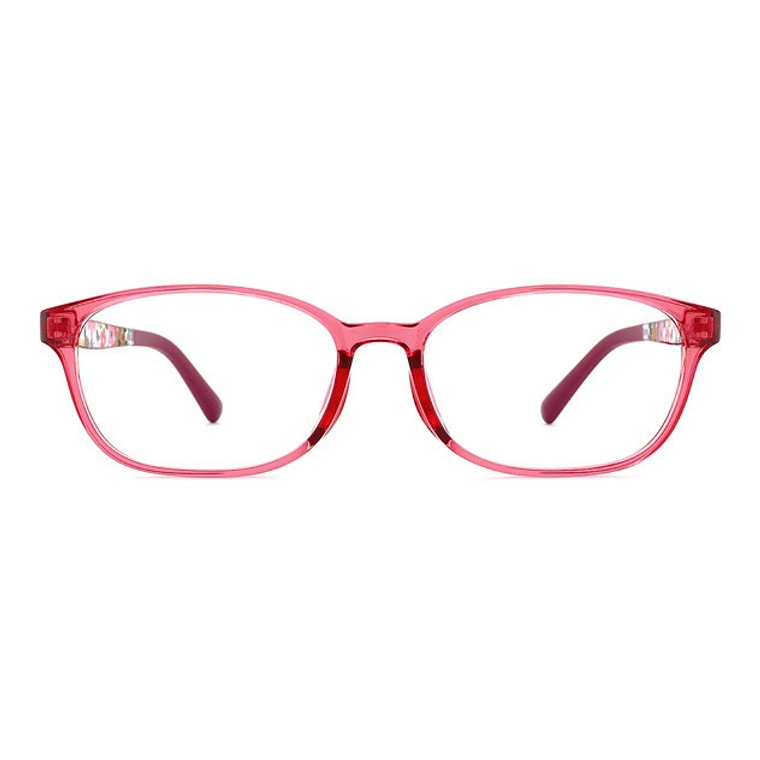 OWNDAYS | ESSENTIAL Pink Full Rim Rectangle right side