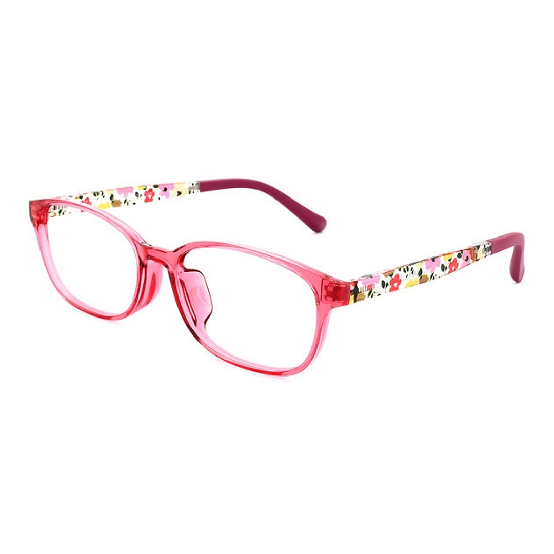 OWNDAYS | ESSENTIAL Pink Full Rim Rectangle left side