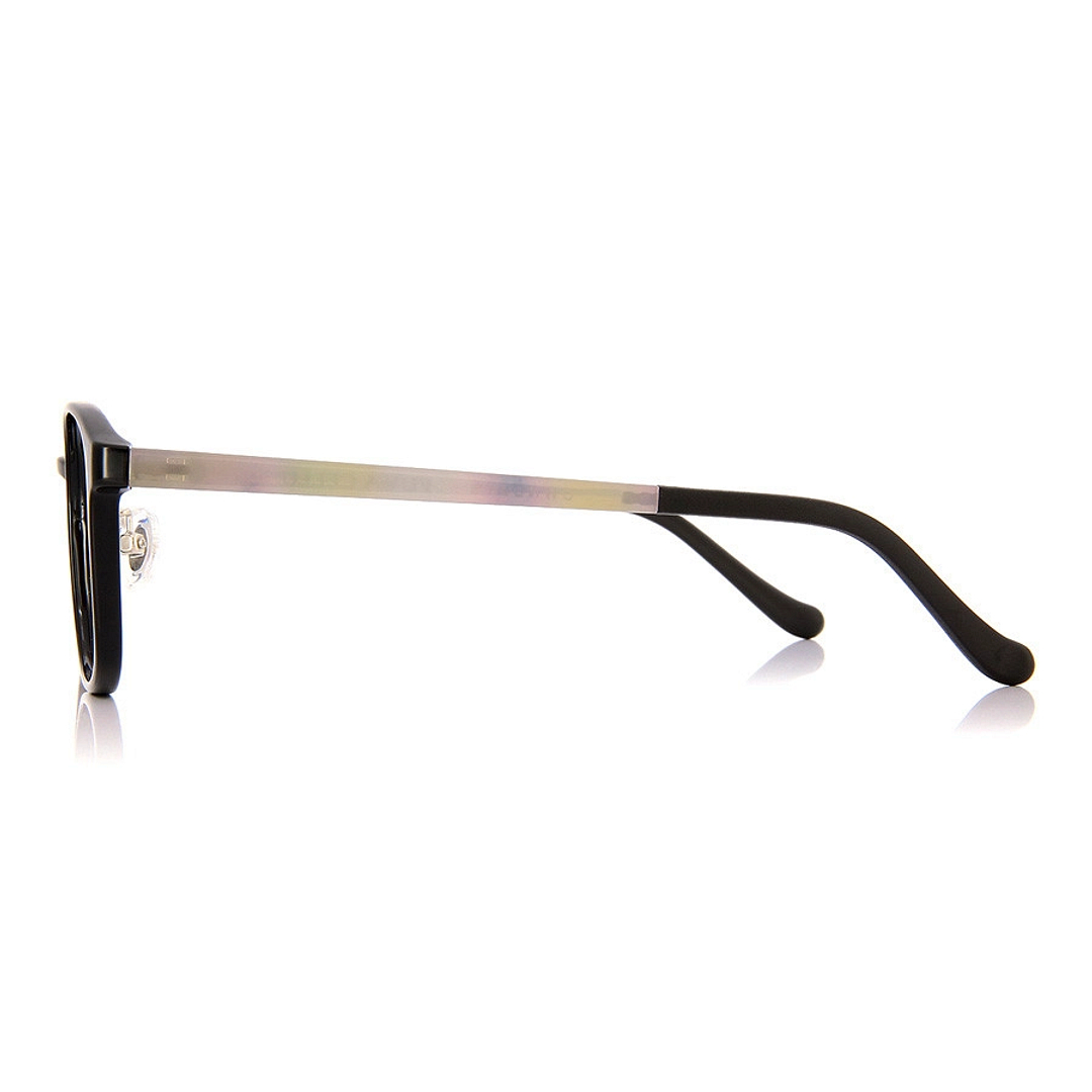 OWNDAYS | ESSENTIAL Black Full Rim Rectangle left side