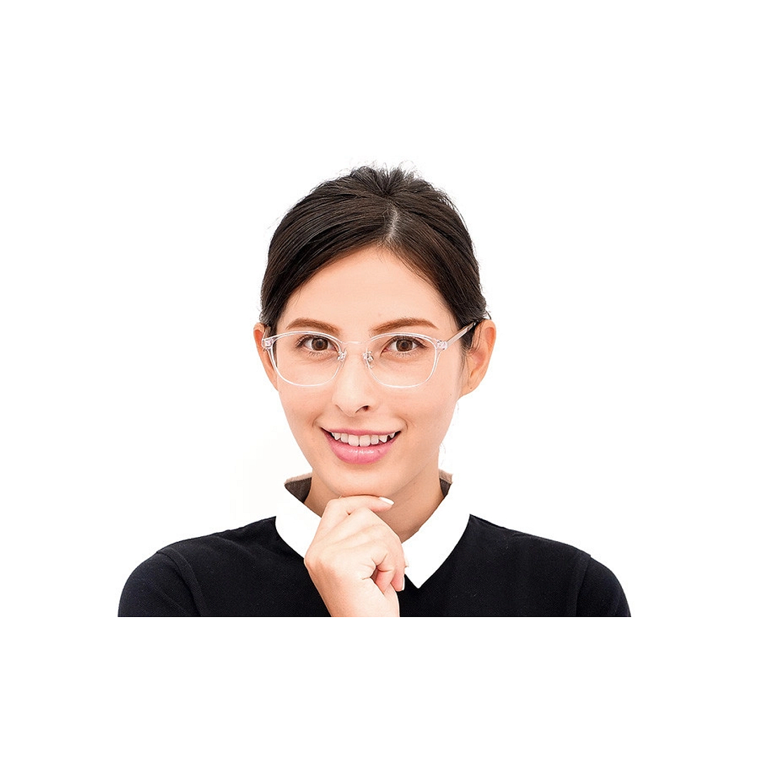 OWNDAYS | ESSENTIAL Light Brown Full Rim Wellington left side