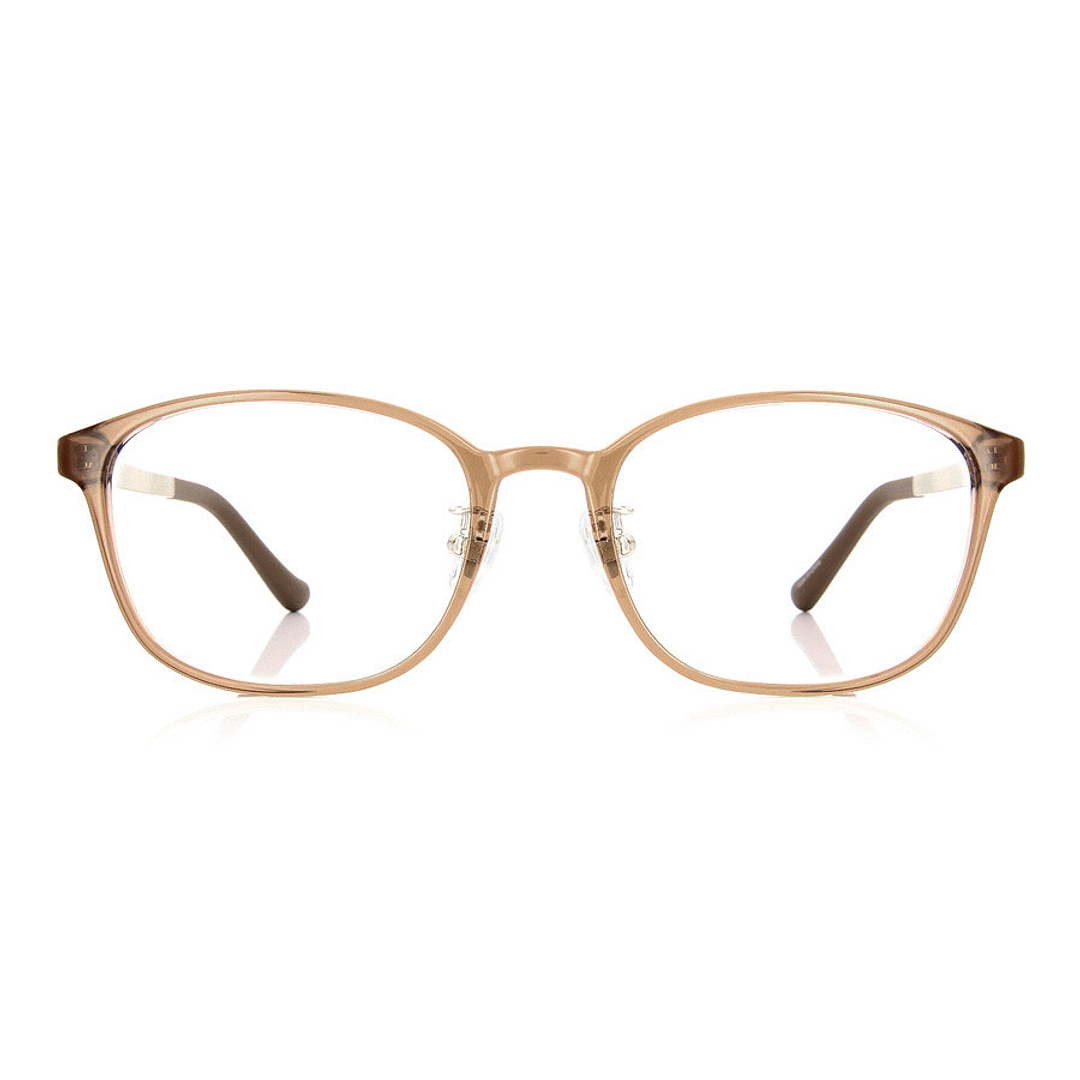 OWNDAYS | ESSENTIAL Light Brown Full Rim Rectangle right side