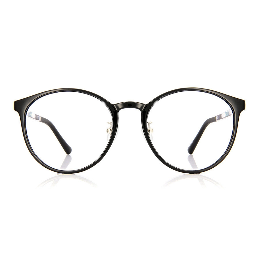 OWNDAYS | ESSENTIAL Black Full Rim Boston right side
