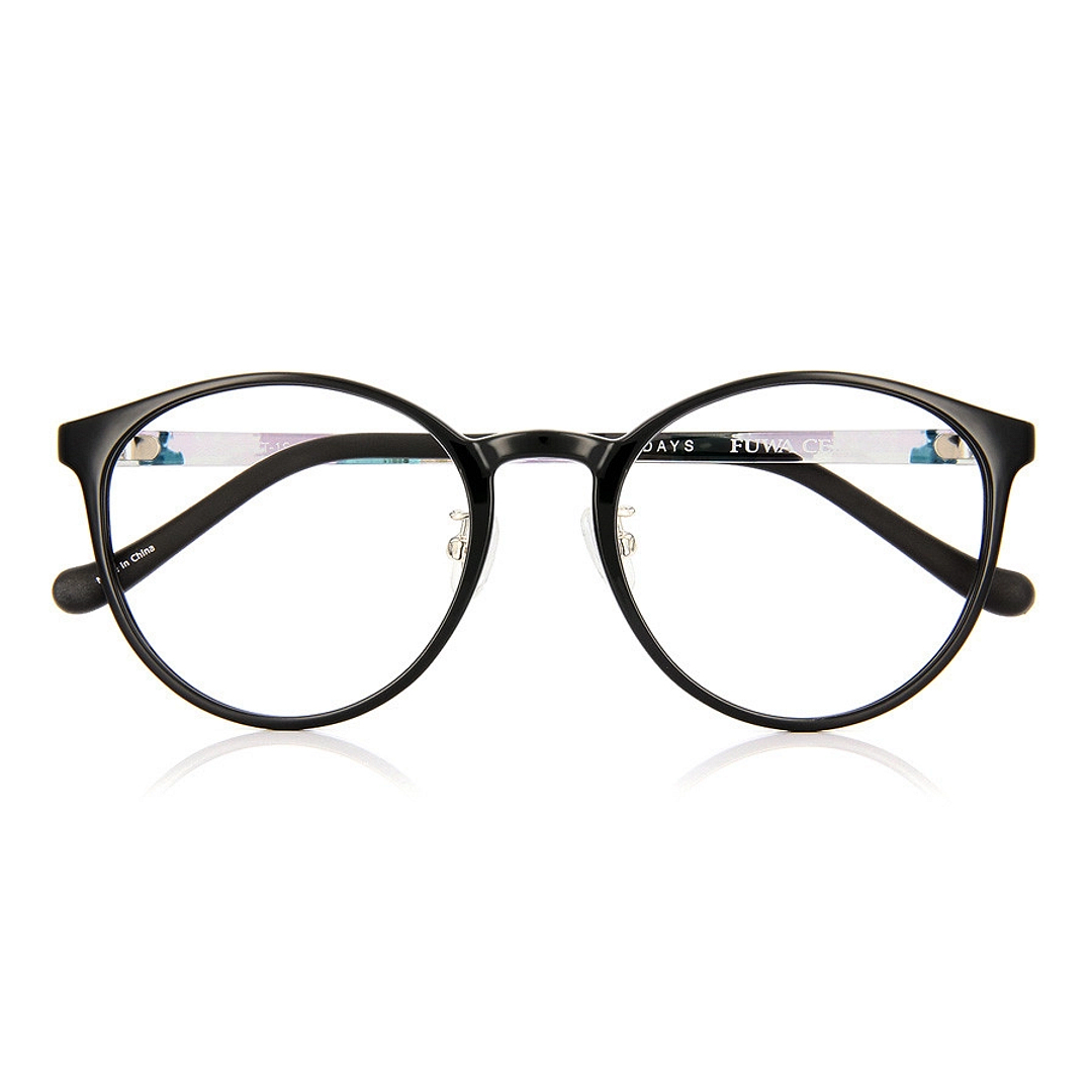 OWNDAYS | ESSENTIAL Black Full Rim Boston right side