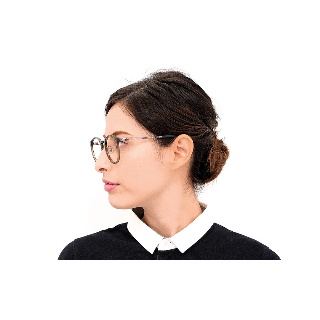 OWNDAYS | ESSENTIAL Tan Brown Full Rim Boston right side