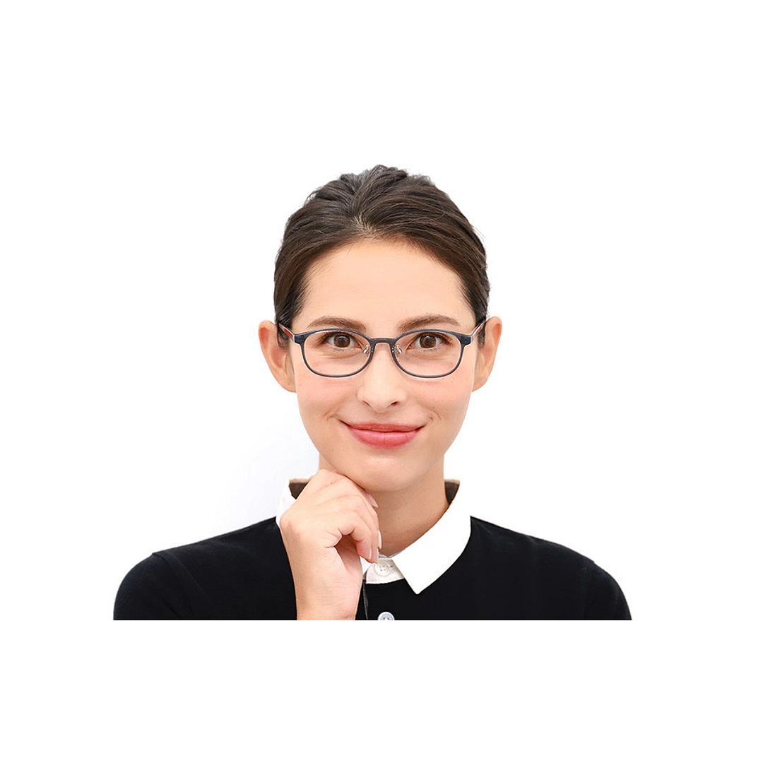 OWNDAYS | ESSENTIAL Purple Full Rim Oval right side