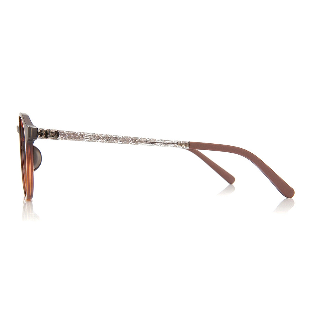 OWNDAYS | ESSENTIAL Light Brown Full Rim Boston left side