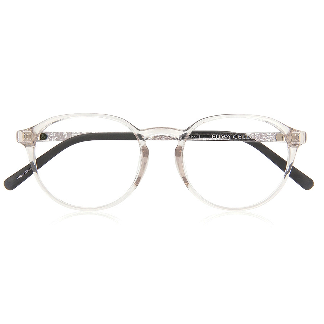 OWNDAYS | ESSENTIAL Light Gray Full Rim Boston right side