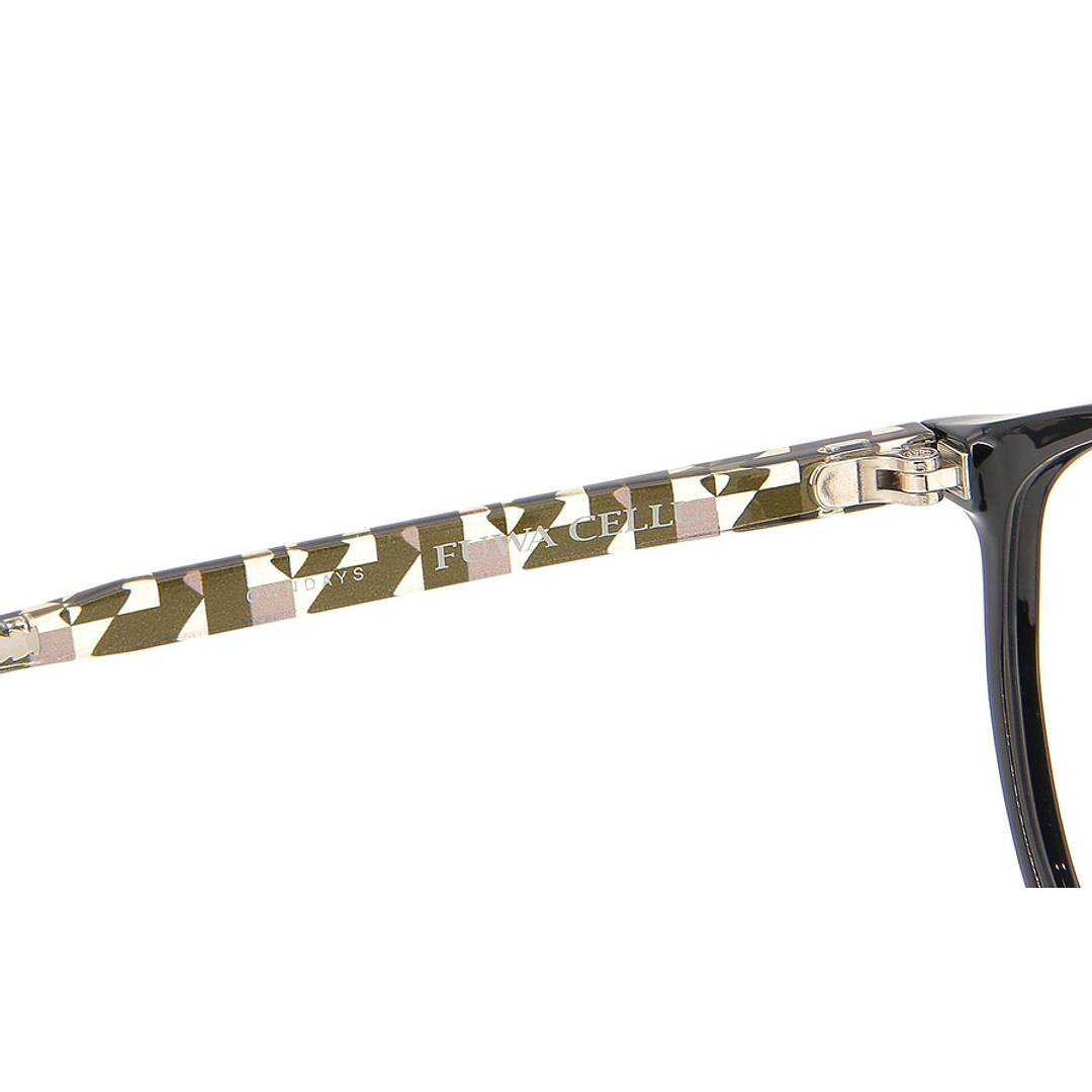 OWNDAYS | ESSENTIAL Black Full Rim Polygon left side