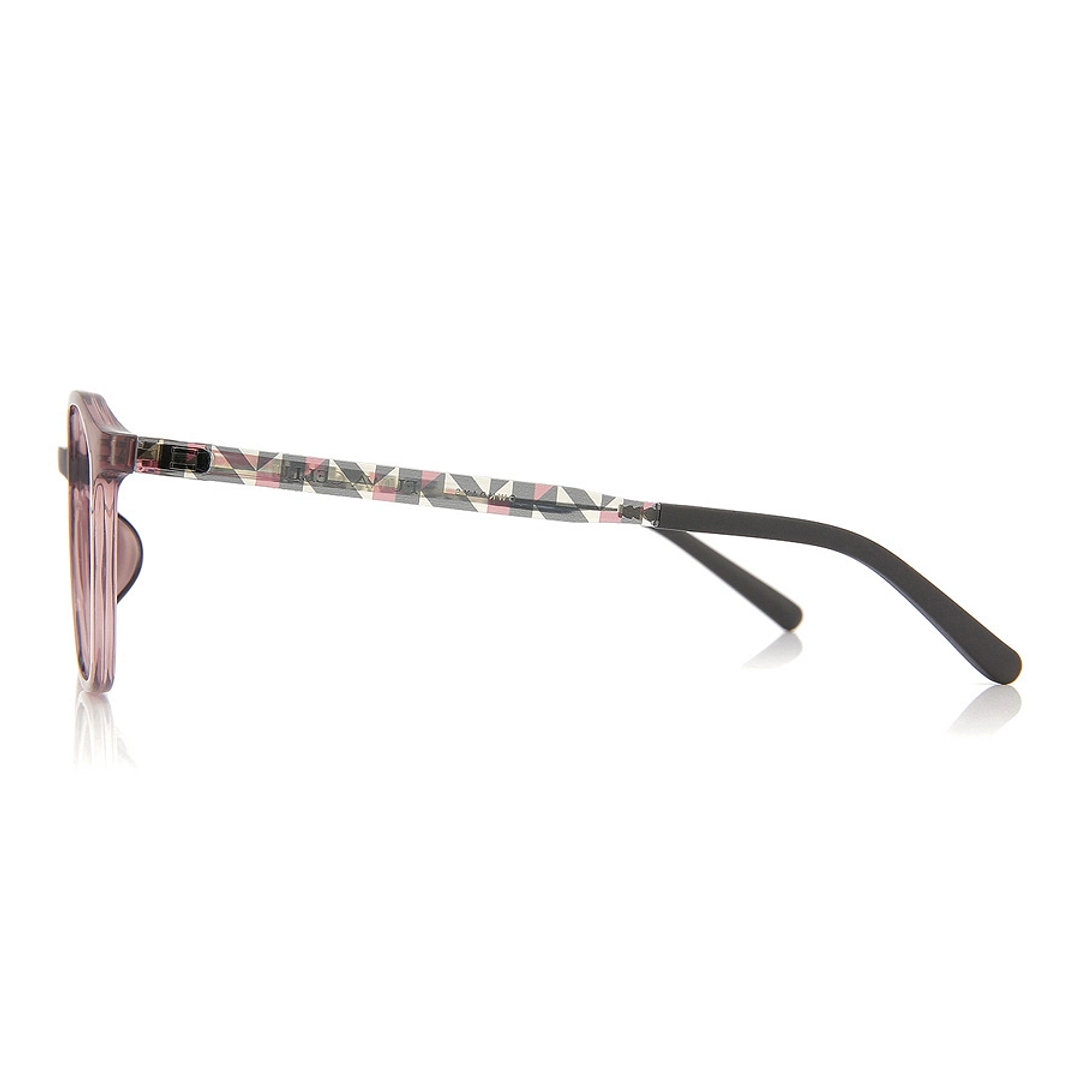 OWNDAYS | ESSENTIAL Purple Full Rim Polygon left side