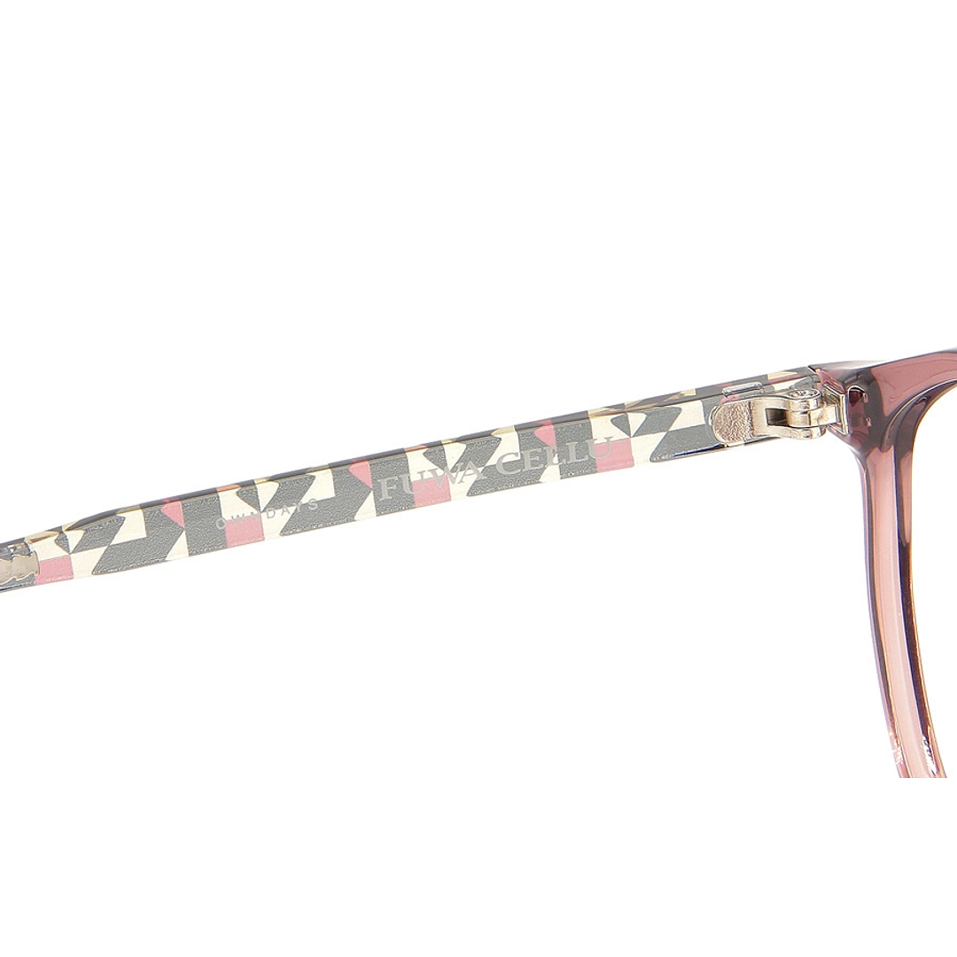 OWNDAYS | ESSENTIAL Purple Full Rim Polygon left side