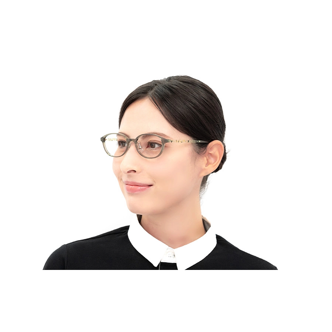 OWNDAYS | ESSENTIAL Black Full Rim Oval right side