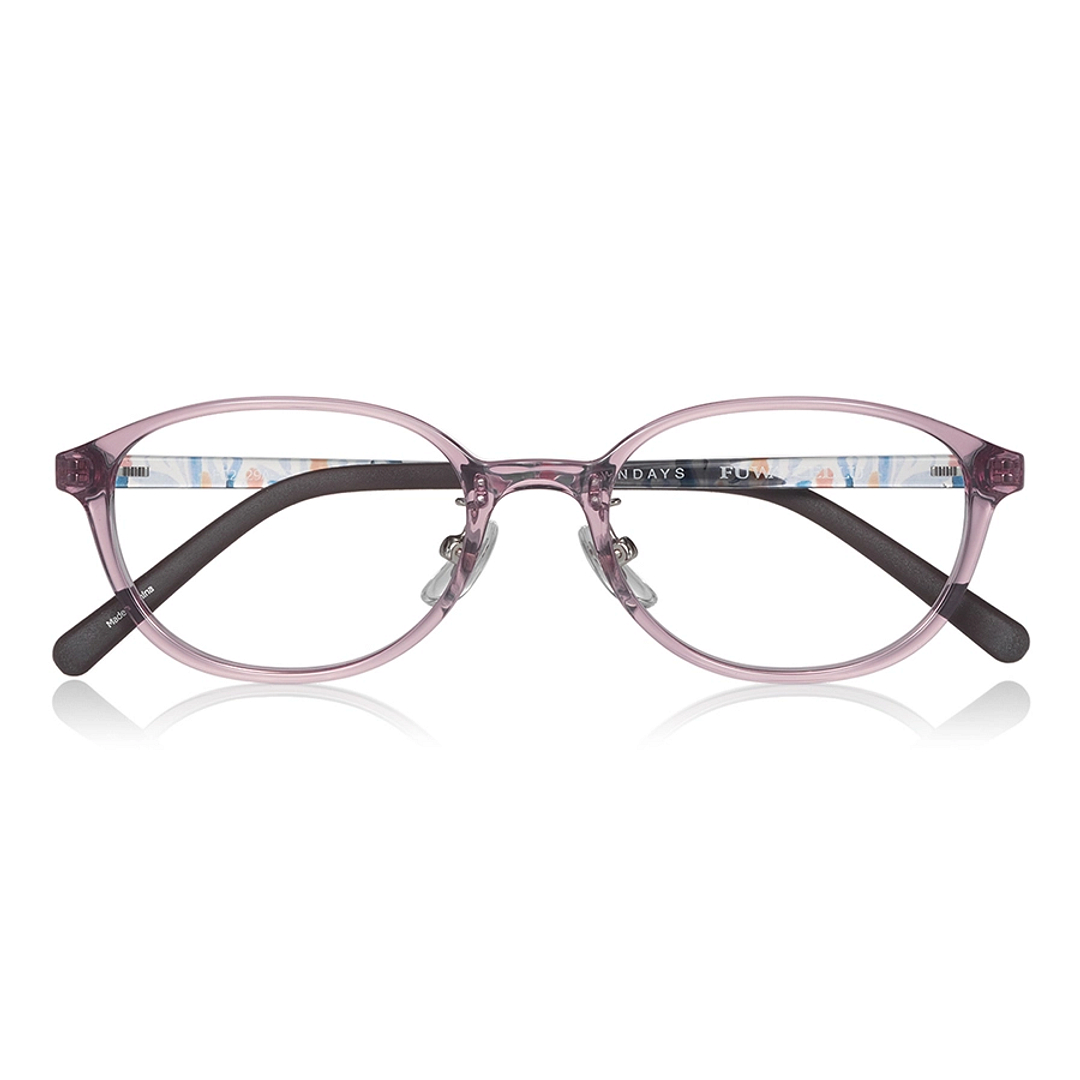 OWNDAYS | ESSENTIAL Purple Full Rim Oval right side