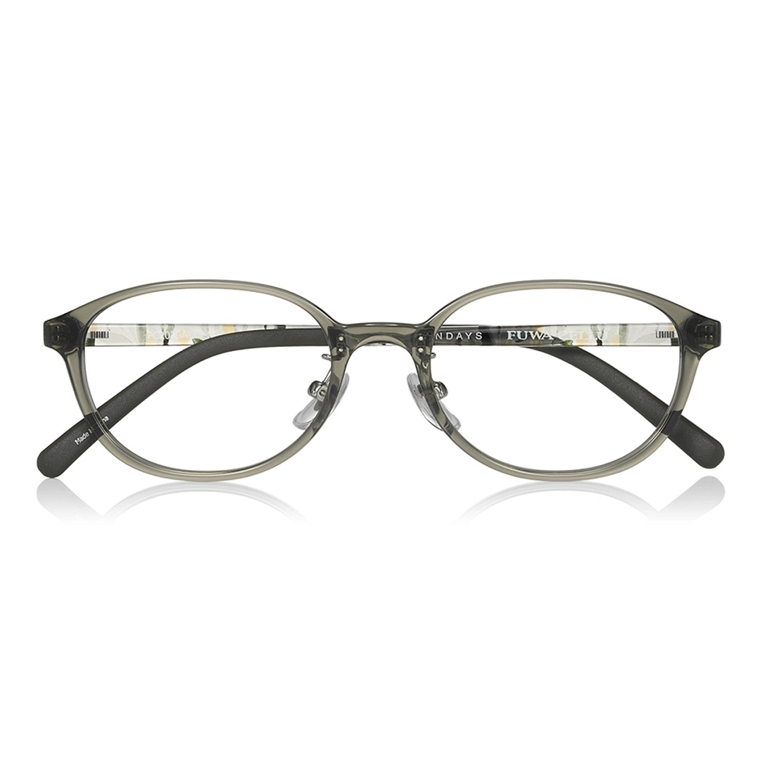 OWNDAYS | ESSENTIAL Tan Brown Full Rim Oval right side