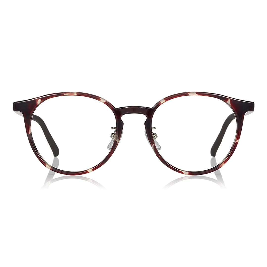 OWNDAYS | ESSENTIAL Light Brown Full Rim Boston right side