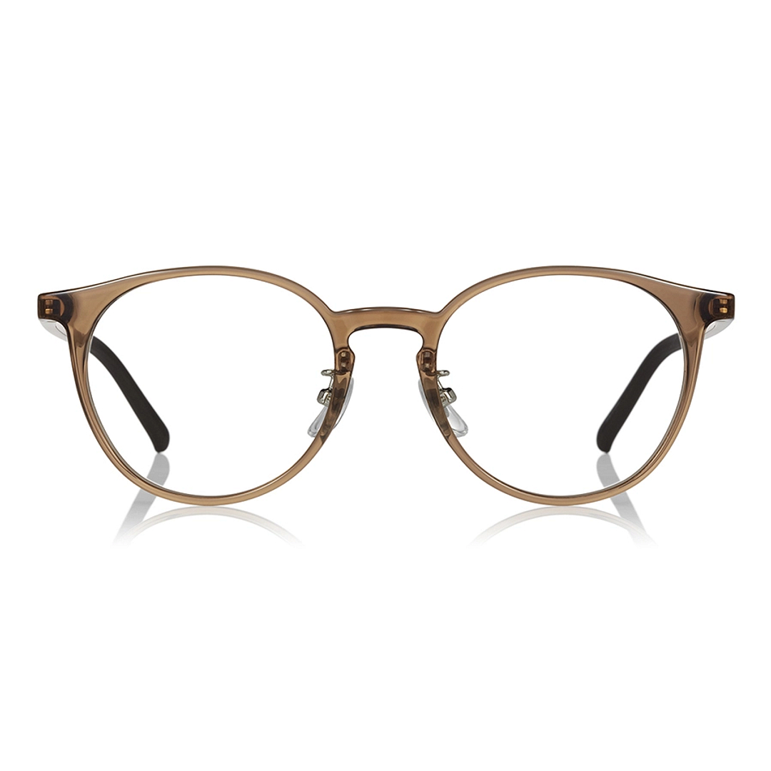 OWNDAYS | ESSENTIAL Light Brown Full Rim Boston right side