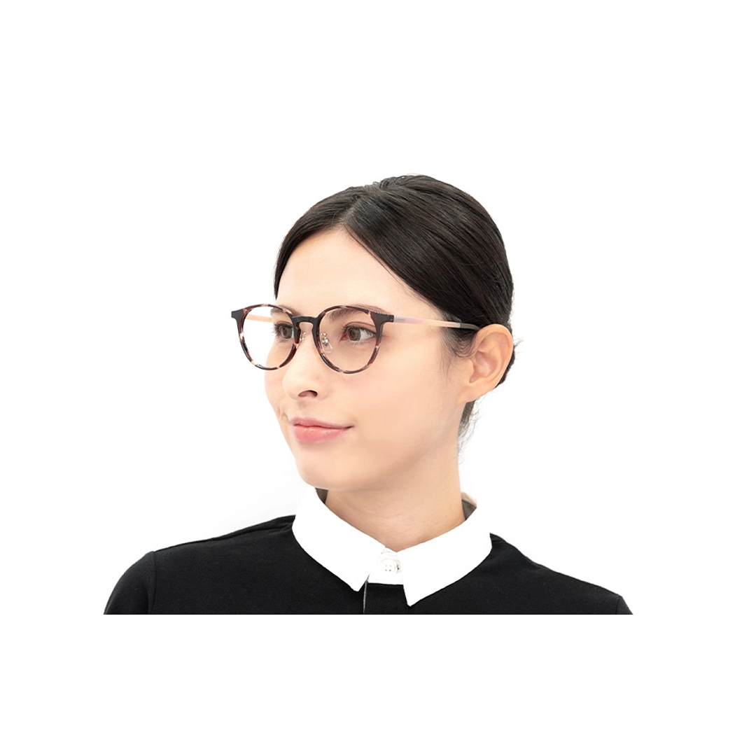 OWNDAYS | ESSENTIAL Light Gray Full Rim Boston right side