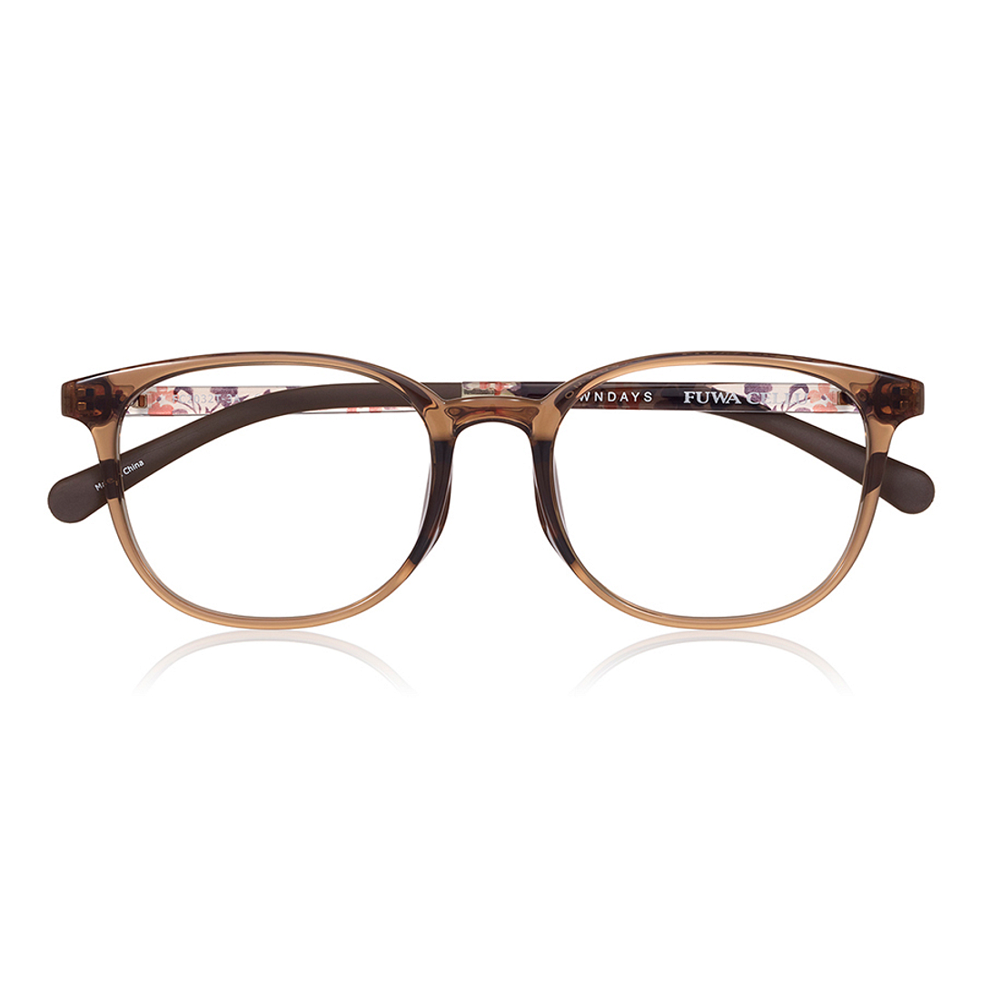 OWNDAYS | ESSENTIAL Light Brown Full Rim Wellington right side