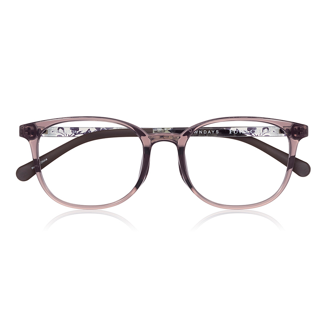 OWNDAYS | ESSENTIAL Crystal Transparent Full Rim Wellington right side