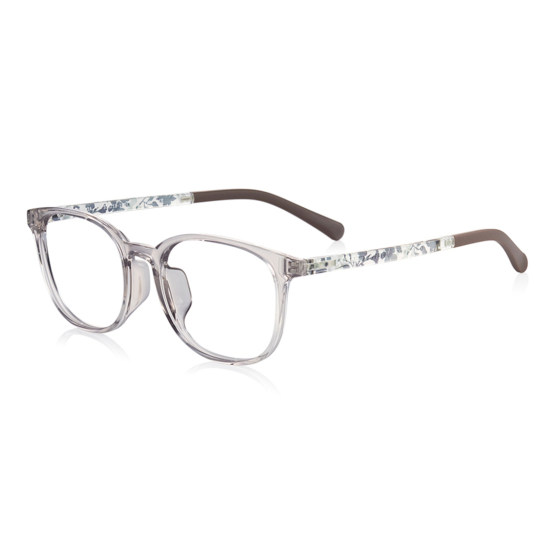 OWNDAYS | ESSENTIAL Light Gray Full Rim Wellington left side