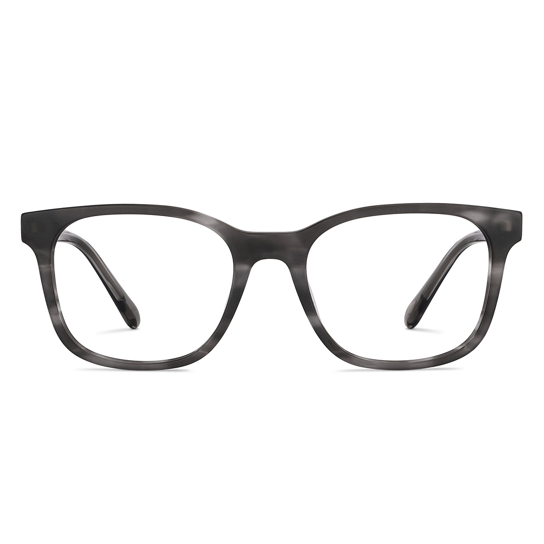 Fossil Light Gray Full Rim Square left side