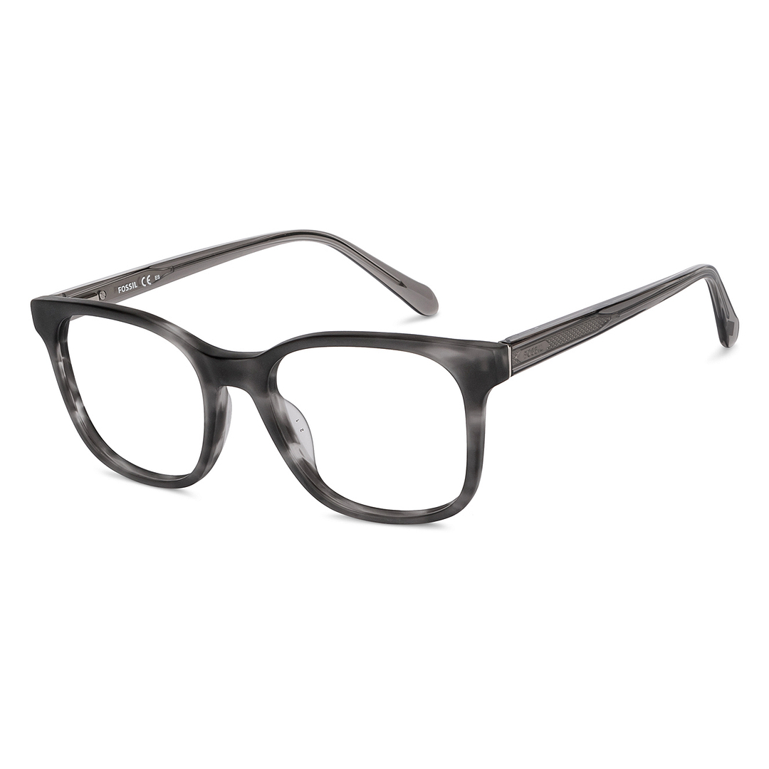 Fossil Light Gray Full Rim Square right side