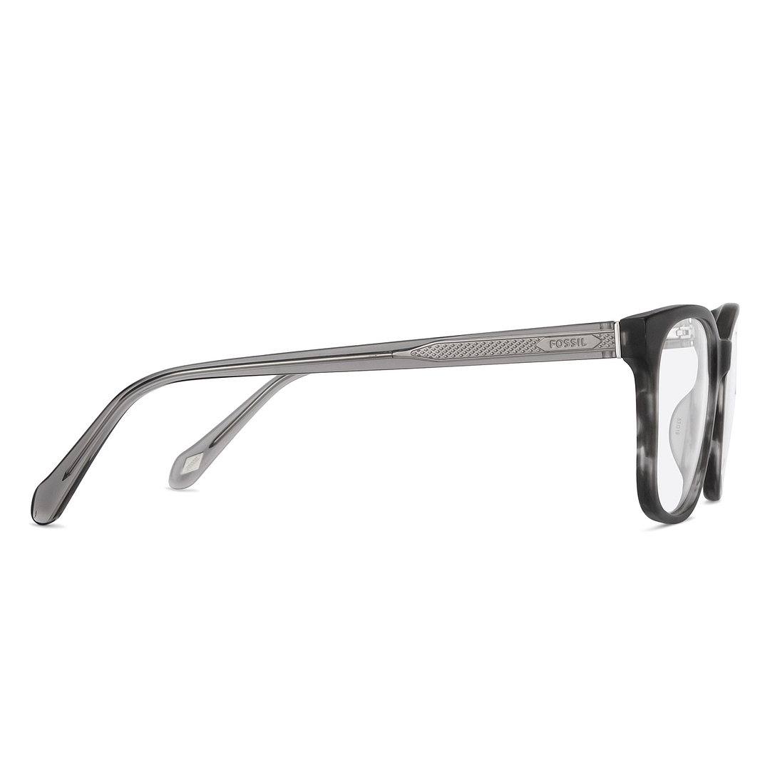 Fossil Light Gray Full Rim Square left side