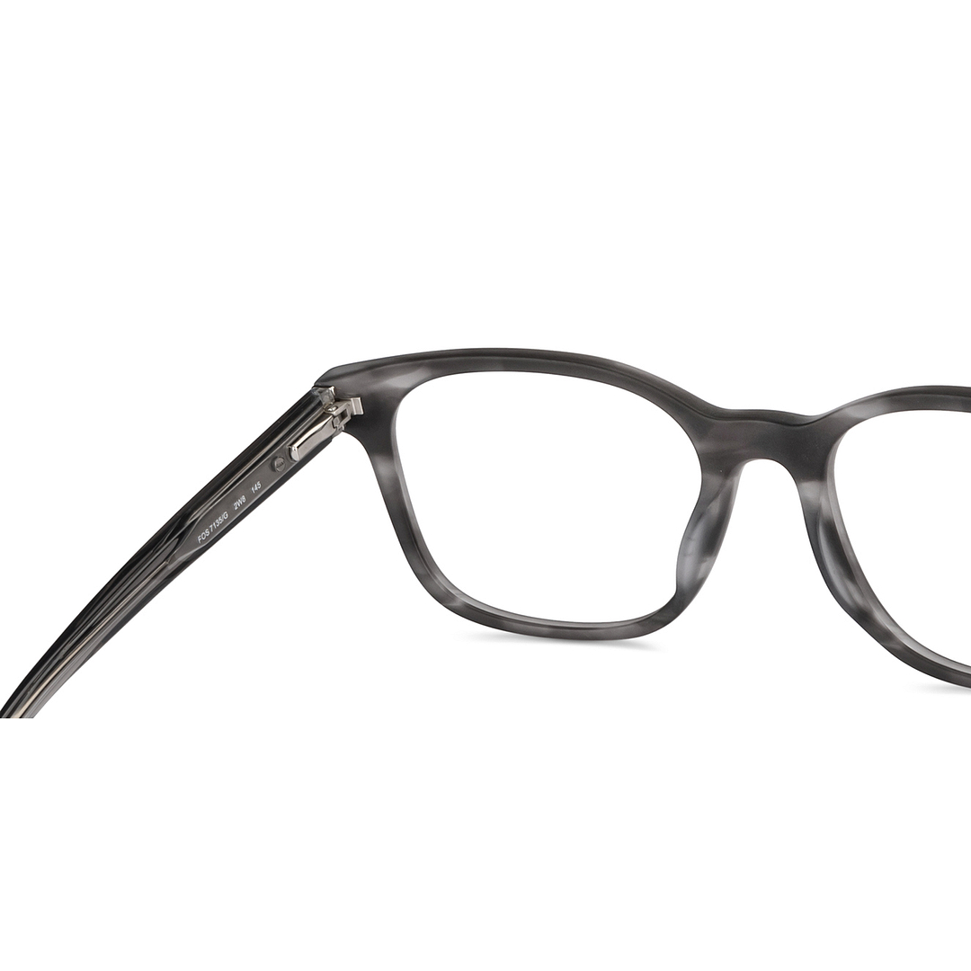 Fossil Light Gray Full Rim Square right side