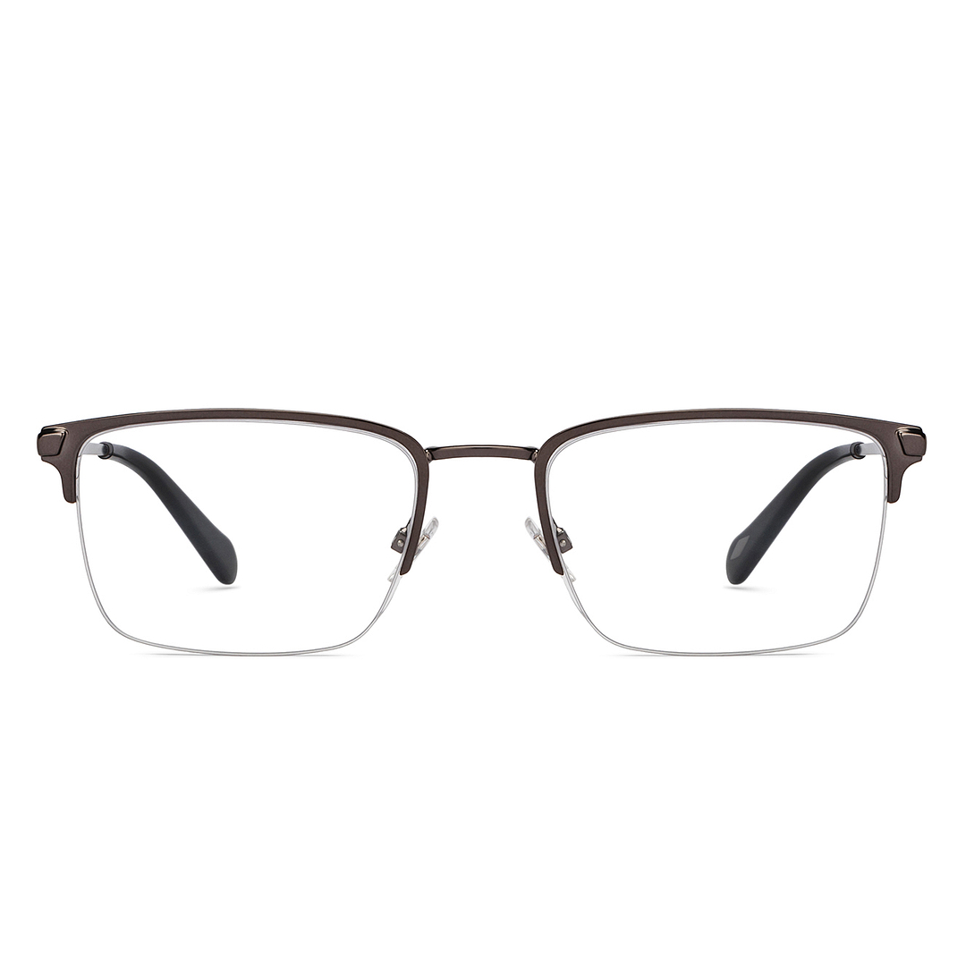 Buy Gunmetal Black Half Rim Rectangle FOSSIL Vintage FOS7147-R80