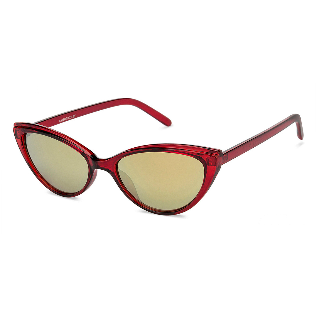 Fallon Colby Pink Full Rim Cat Eye right side