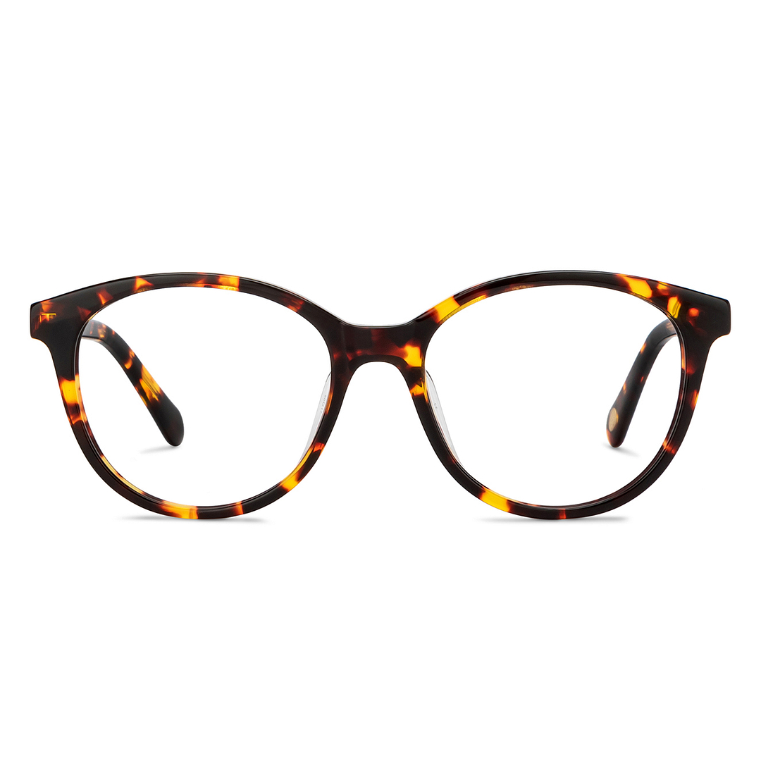 Fossil Tortoise Full Rim Round left side