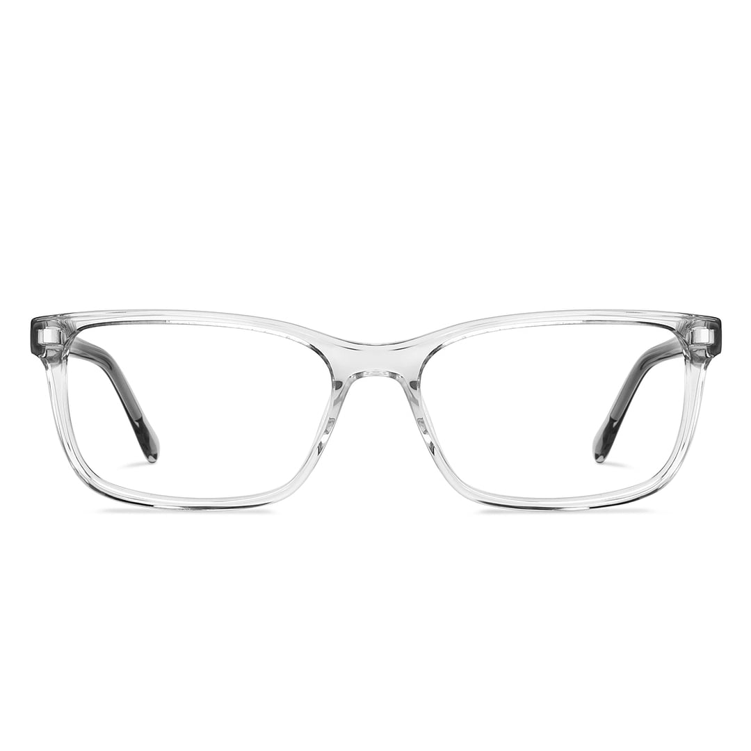 Fossil Crystal Transparent Full Rim Rectangle right side