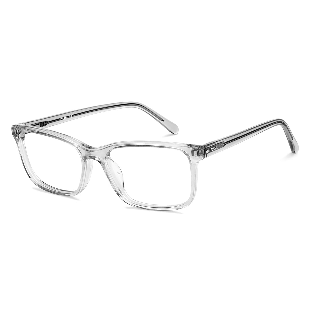 Fossil Crystal Transparent Full Rim Rectangle right side