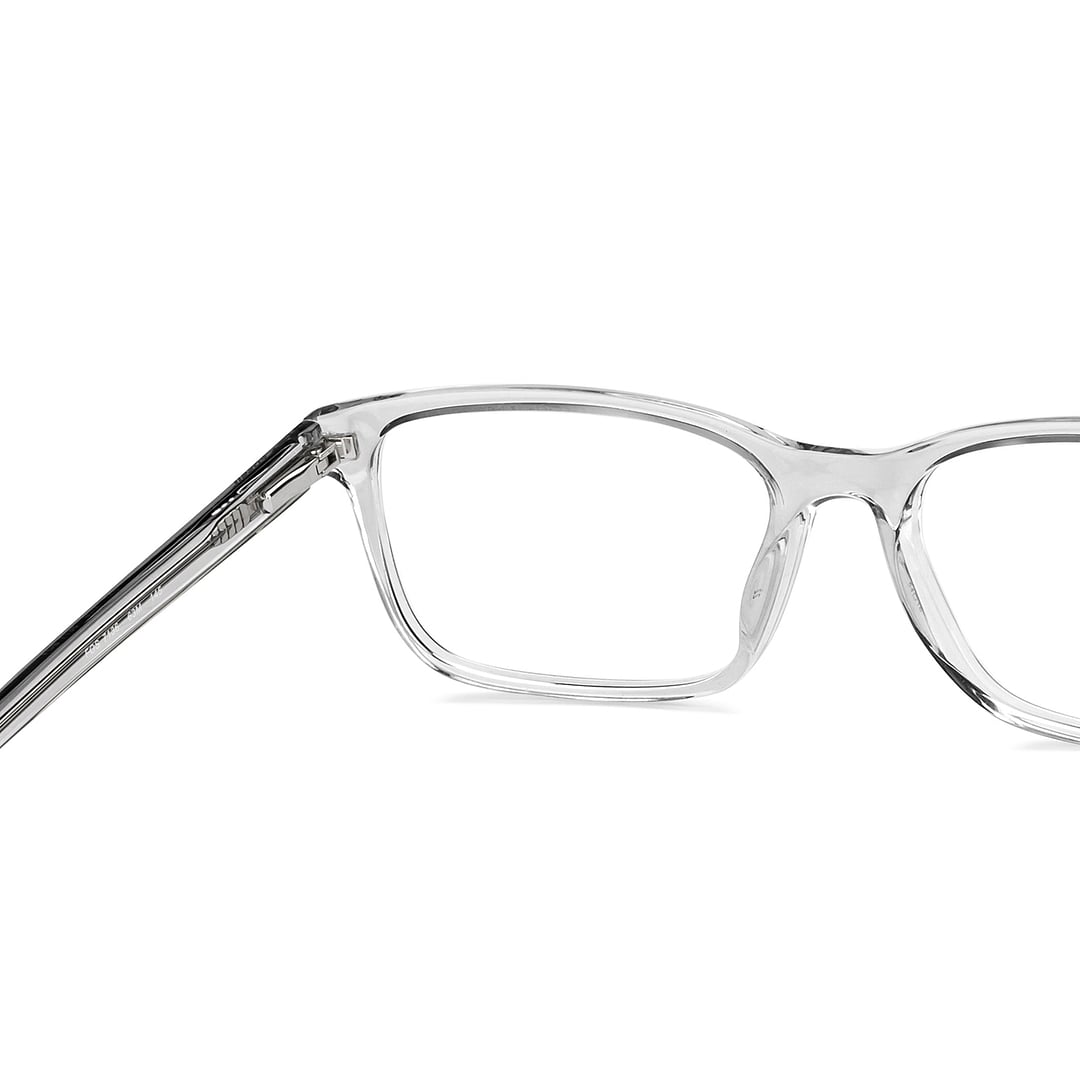 Fossil Crystal Transparent Full Rim Rectangle right side