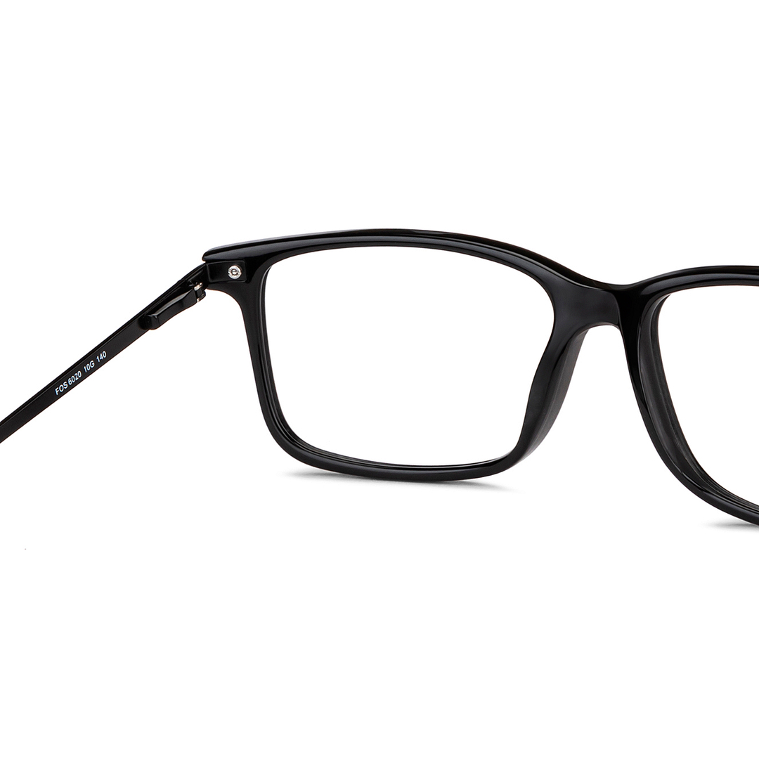 Fossil Black Full Rim Rectangle right side