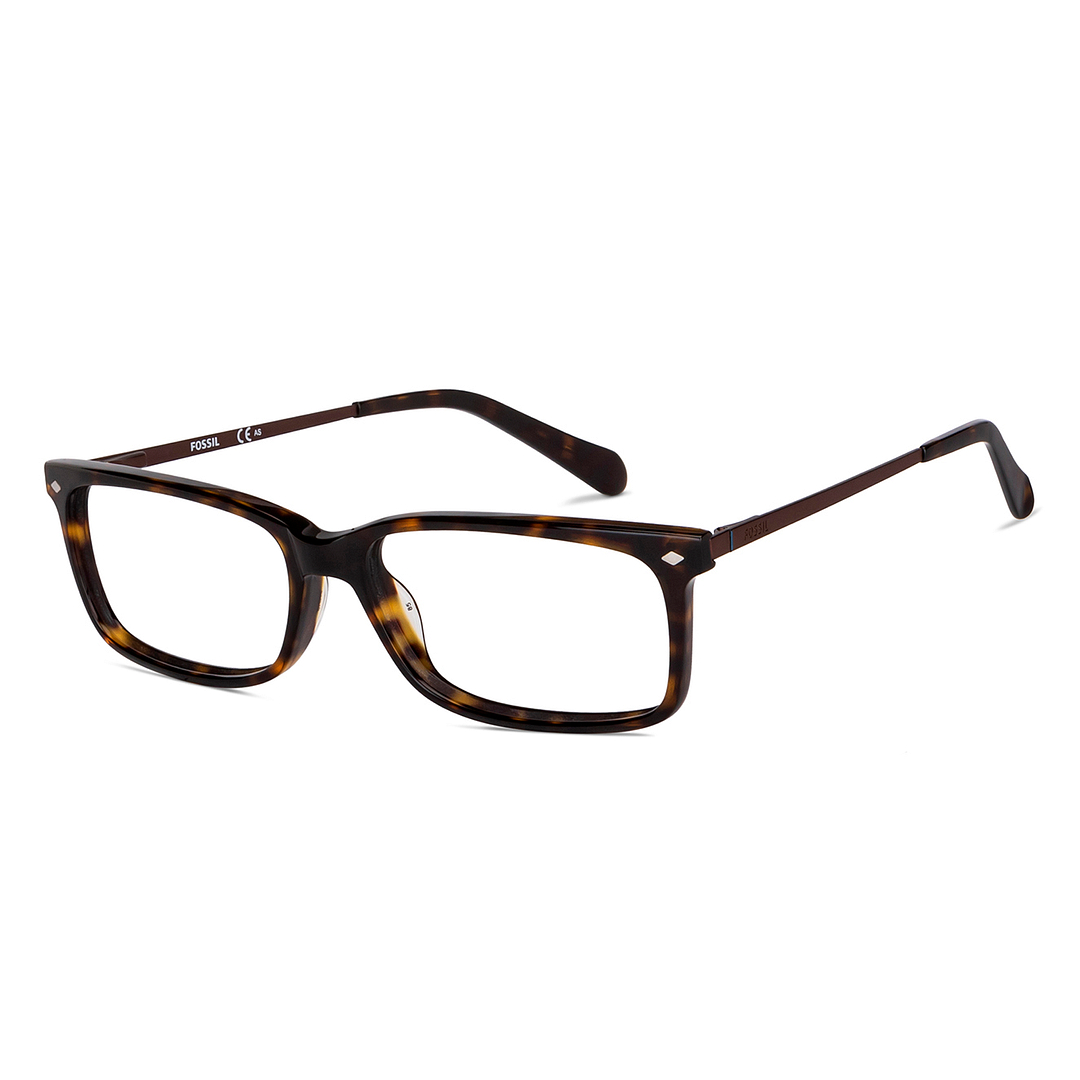 Fossil Tortoise Full Rim Rectangle right side