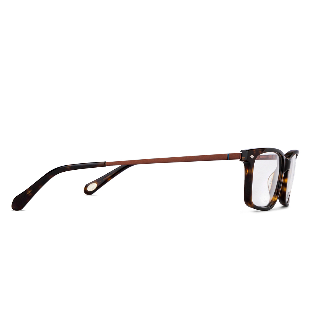 Fossil Tortoise Full Rim Rectangle left side