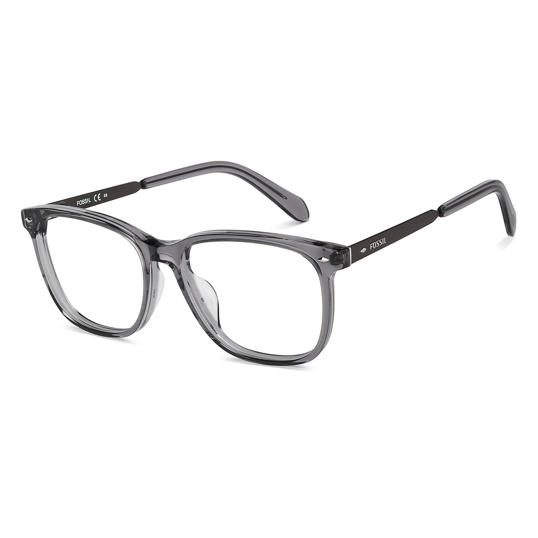 Fossil Gray Transparent Full Rim Square right side