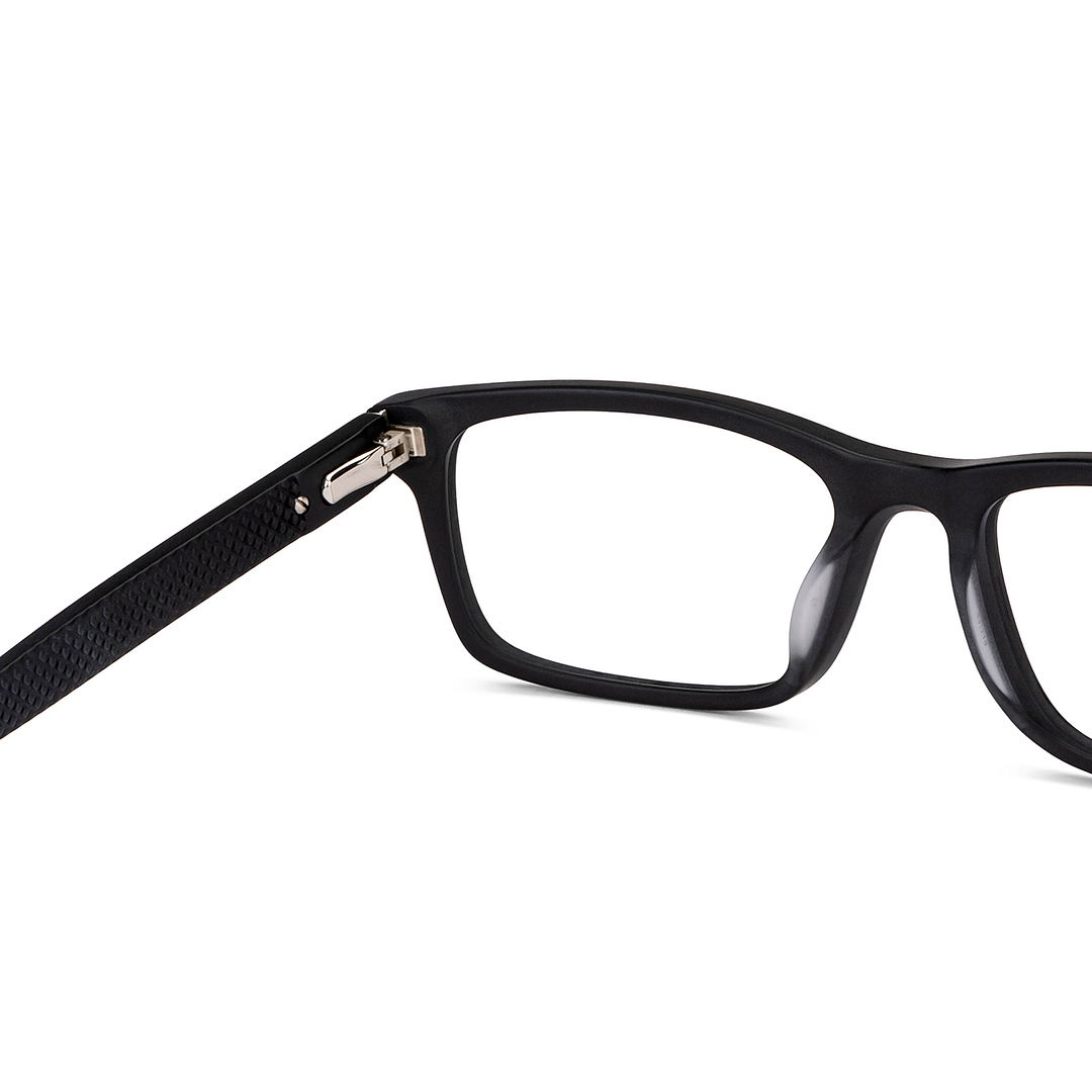 Fossil Black Full Rim Rectangle right side