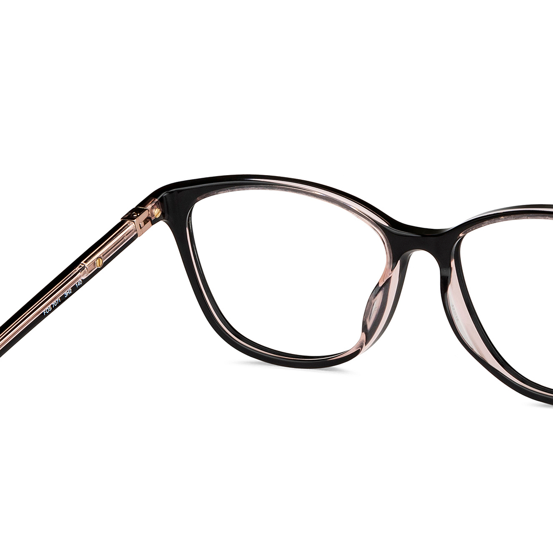 Fossil Pink Full Rim Cat Eye right side