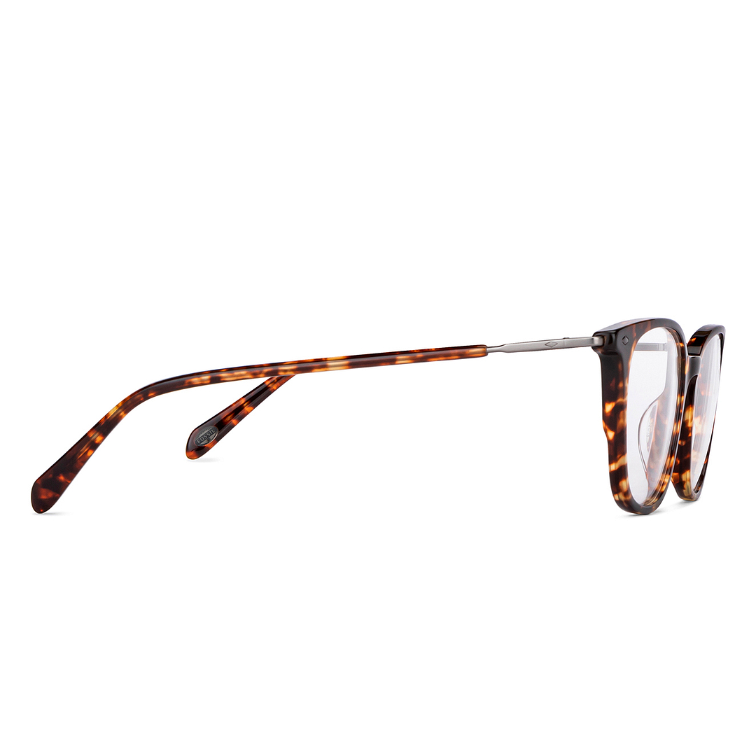 Fossil Tortoise Full Rim Square left side